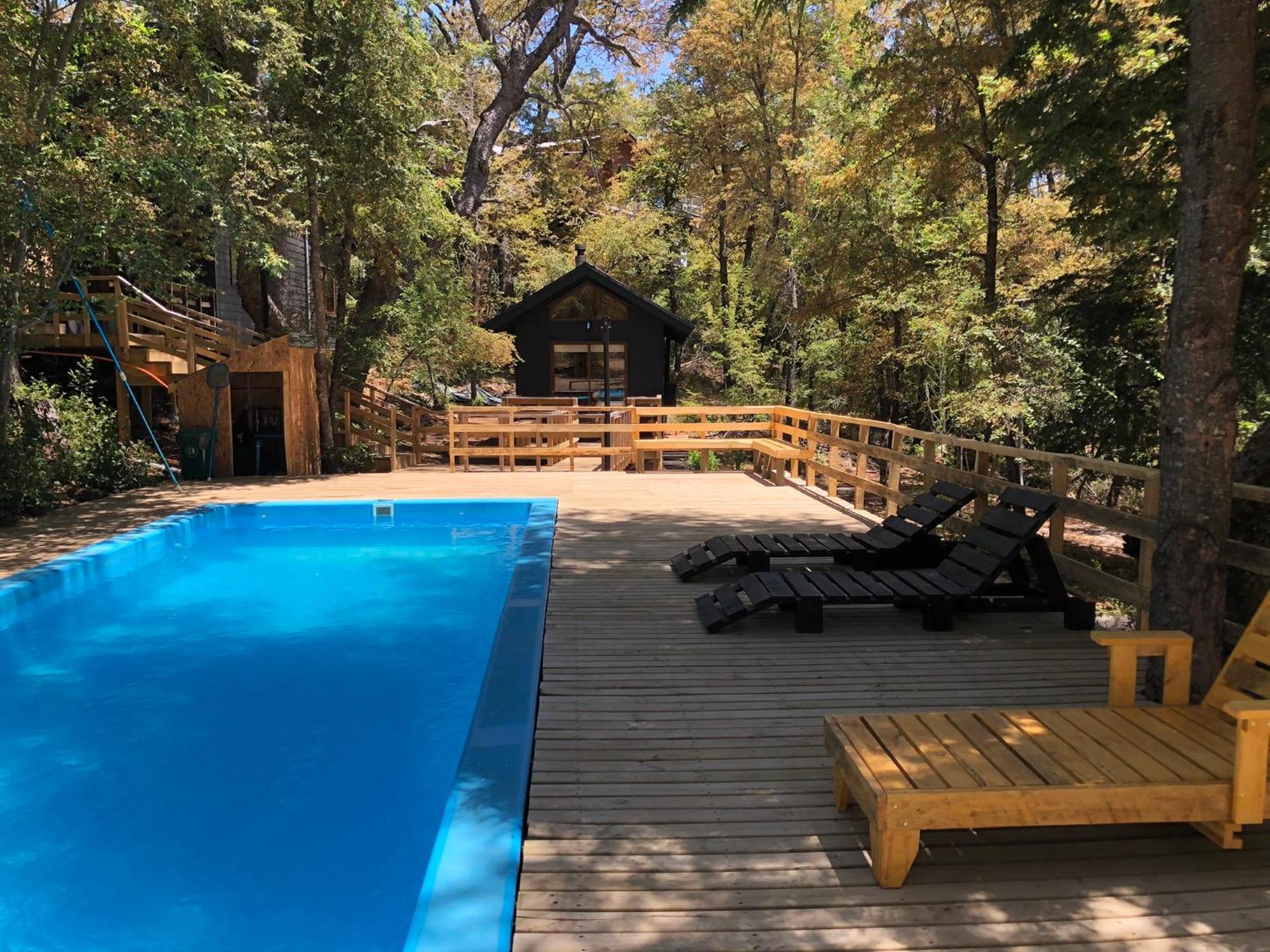 Cabanas Kalinaw Las Trancas Bagian luar foto