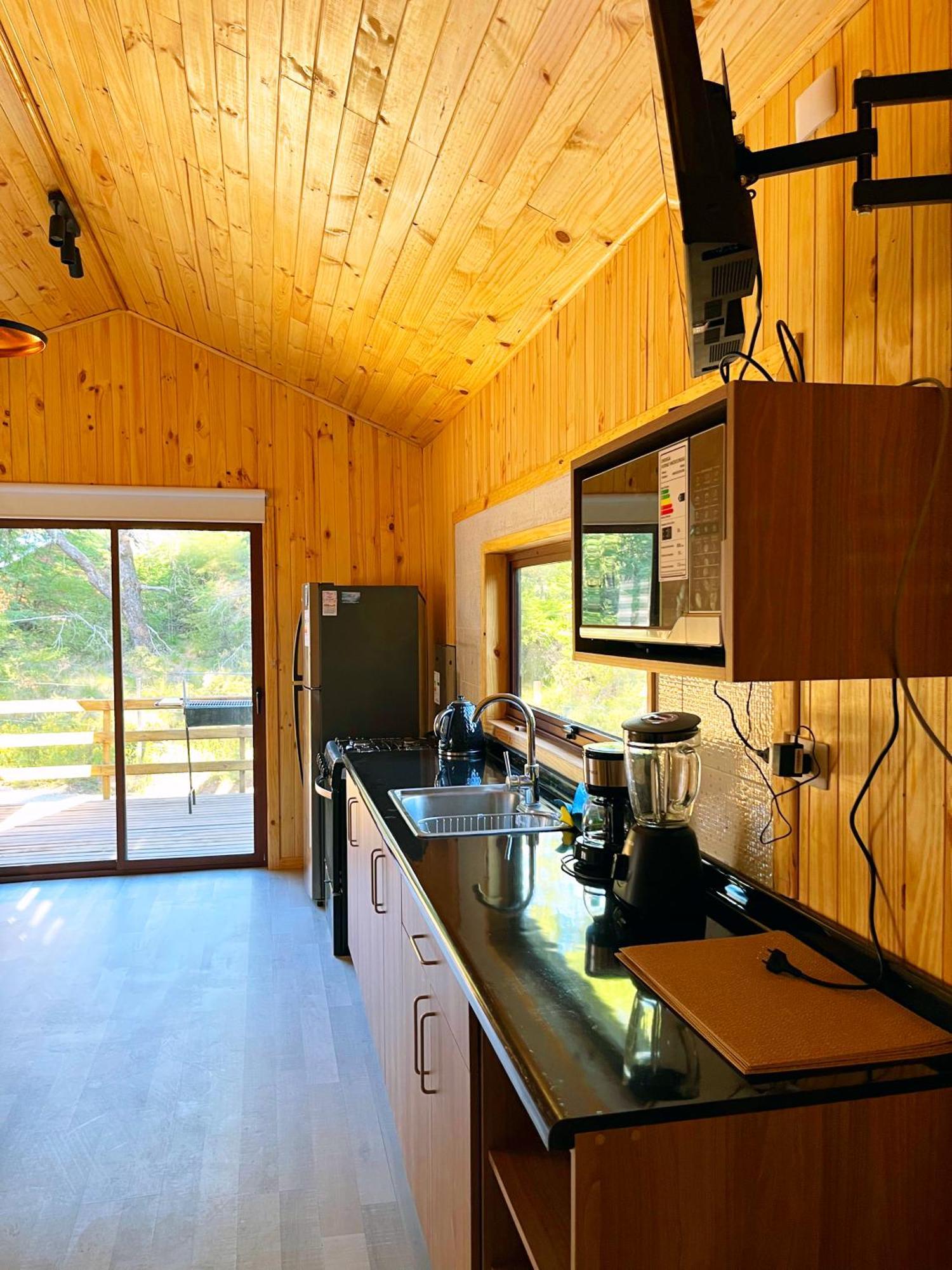 Cabanas Kalinaw Las Trancas Bagian luar foto